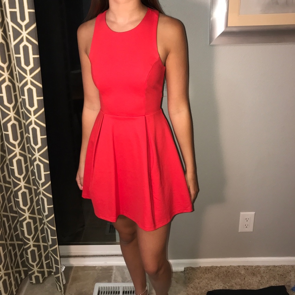 RED HOMECOMING LULU’S DRESS
